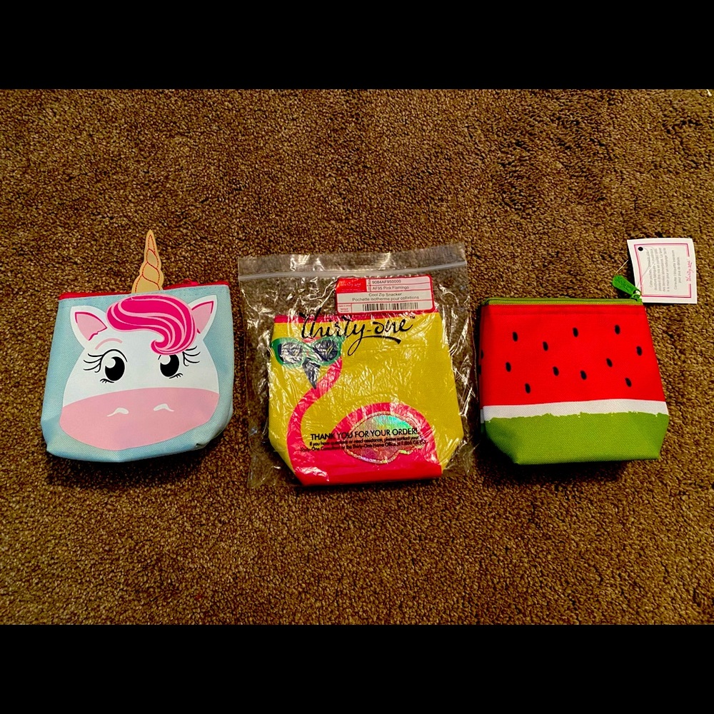 Thirty One Cool Zip Snackers NWT